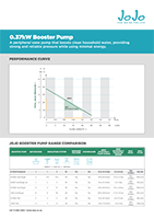 JoJo Pump Performance_0.37kW Booster Pump_210223
