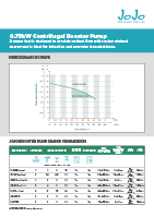 JoJo Pump Performance_0.75kW Centrifugal Booster Pump_210223