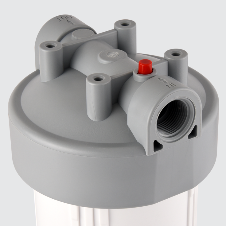 10 Inch_Single Stage_Whole House Filter_Top_Angle_736 x 736pxl